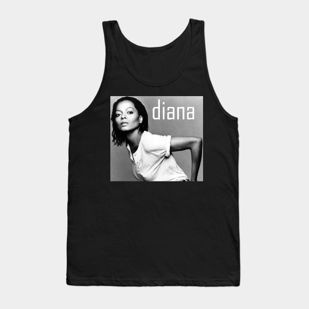 Vintage Diana Ross Tank Top by kilshamy